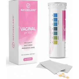 Natureland Vaginal pH Test Strips 40ct Feminine Health Monitor Kit