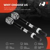 A-Premium 2 x Front Inner Tie Rod Ends, Compatible with