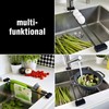 Sanni Shoo Drip.line Dish Cloth Holder, Sink Organiser, Flexible Cloth