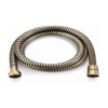 Shower Hose Stainless Steel Bronze 1.70 m