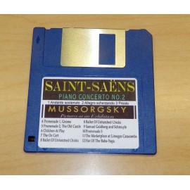 Mussorgsky Pictures, Saint-Saens Yamaha Disklavier Clavinova Player Piano - PianoDisc Floppy Disk