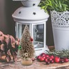 Healifty Mini Christmas Trees Table Decor: 12pcs Artificial Small Xmas