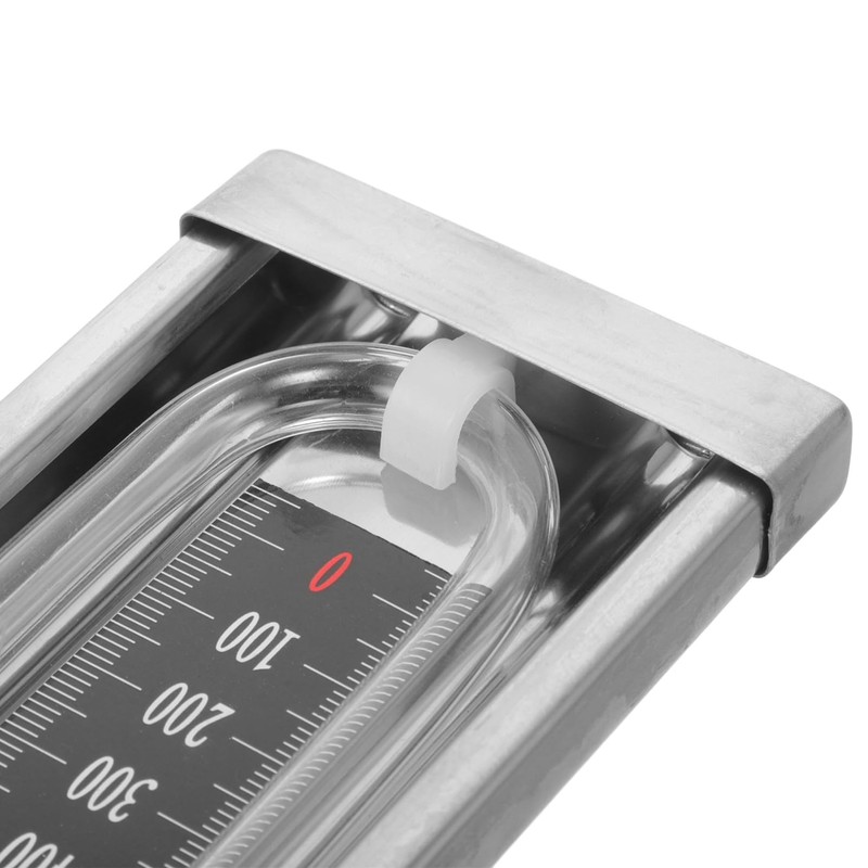 Mobestech Differential Pressure Meter u Tube Manometer Stainless Steel Construction