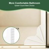 HJUHBDJ 2 Pc All-Silicone Shower Splash Guard with Suction Cups,