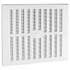 White Plastic Large Air Vent 11.25" x 10.5" Adjustable Flyscreen