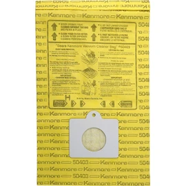 Vacuum Bags Compatible for Kenmore 20-50403 - Quality Replacement for Sears 50403 OEM Canister Bags - by Vacurama (10 Pack)