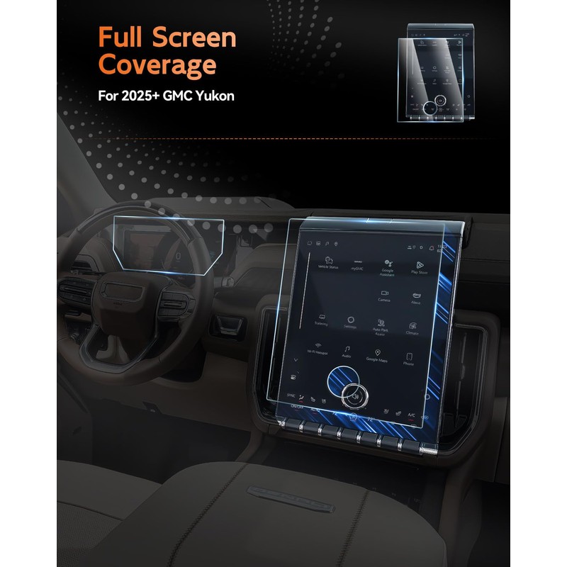 CDEFG For 2025 2026 GMC Yukon Screen Protector - (2PCS)