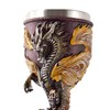 OTARTUDE Medieval Flame and Dragon Goblet Stainless Steel 210ml (Flame