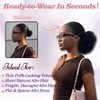 Afro Puff Messy Bun Hair Piece Elastic Ponytail for Women