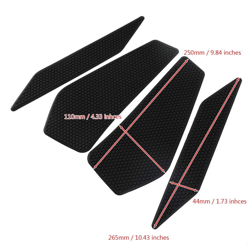 Bruce & Shark 4 x side tank traction grips suitable