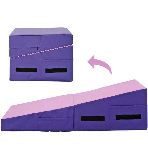 Bestmassage Gymnastics Tumbling Mats Incline 48"x24" lnch Tumbling Mat Folding