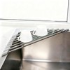 Kitchen Stainless Steel Corner Caddy Triangle Dish Drying Rack for