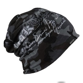 Yakuza Unisex Rookie Beanie Mütze, Camouflage Grey, Einheitsgröße