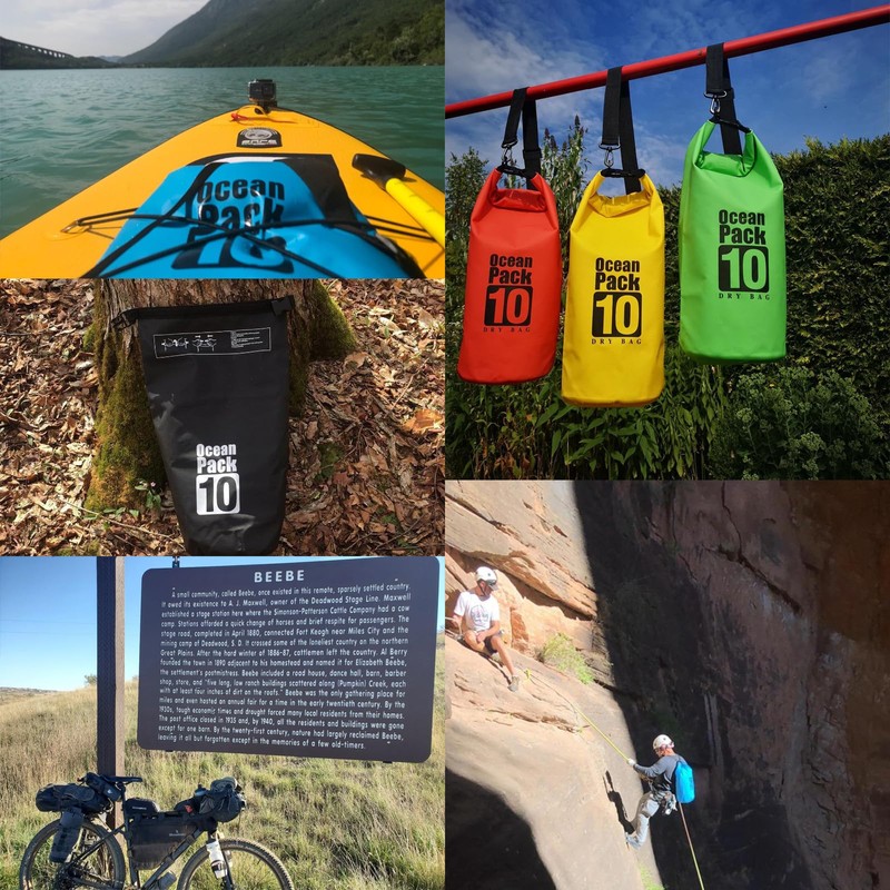 MORAINJAY 2024 New Dry Bag Waterproof Bag, 2L/5L/10L/15L/20L/30L Waterproof Pack