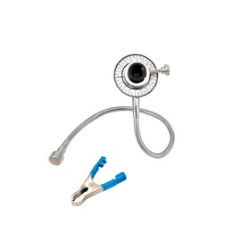 ZKTOOL Torque Angle Meter New 1/2" Drive Wrench Torque Angle Measuring Instrument 16" Magnetic Soft Rod Clamp Arm