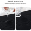 Unbranded Memory Foam Bath Mat Cobblestone Bathroom Rugs Super Water