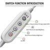 Pendant Light Cord with E26/E27 Socket, 15FT Extension Cable, Stepless
