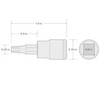 TEKTON 3/8 Inch Drive x T40 Torx Bit Socket |