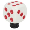Dice Shape Shift Head Resin Gear Shifting Lever Knob Transmission