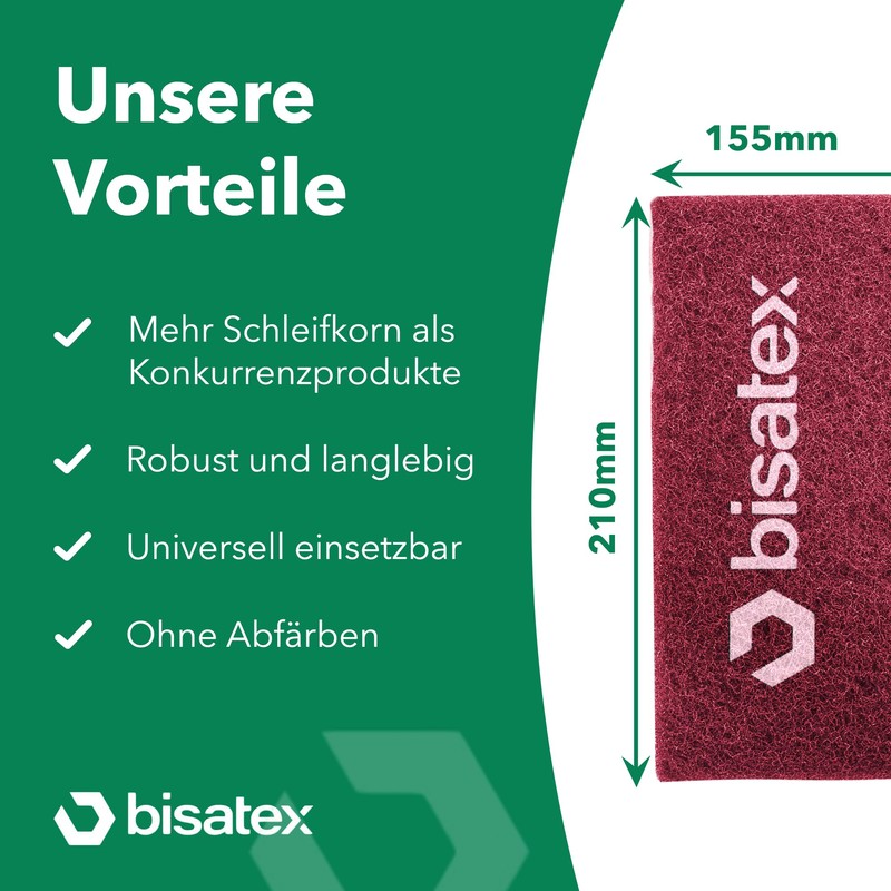 BISATEX® Sanding Fleece + Holder Set of 5 Different Grits