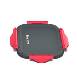 Faitron Inner Dish Lid Suitable for HeatsBox Style, Style+, Go, Pro, Replacement Lid for Stainless Steel Bowls, Plastic Transport Lid, Grey