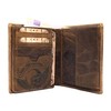 Genuine Leather Biker Wallet Solid Bicycle Chain Wallet Skull RFID