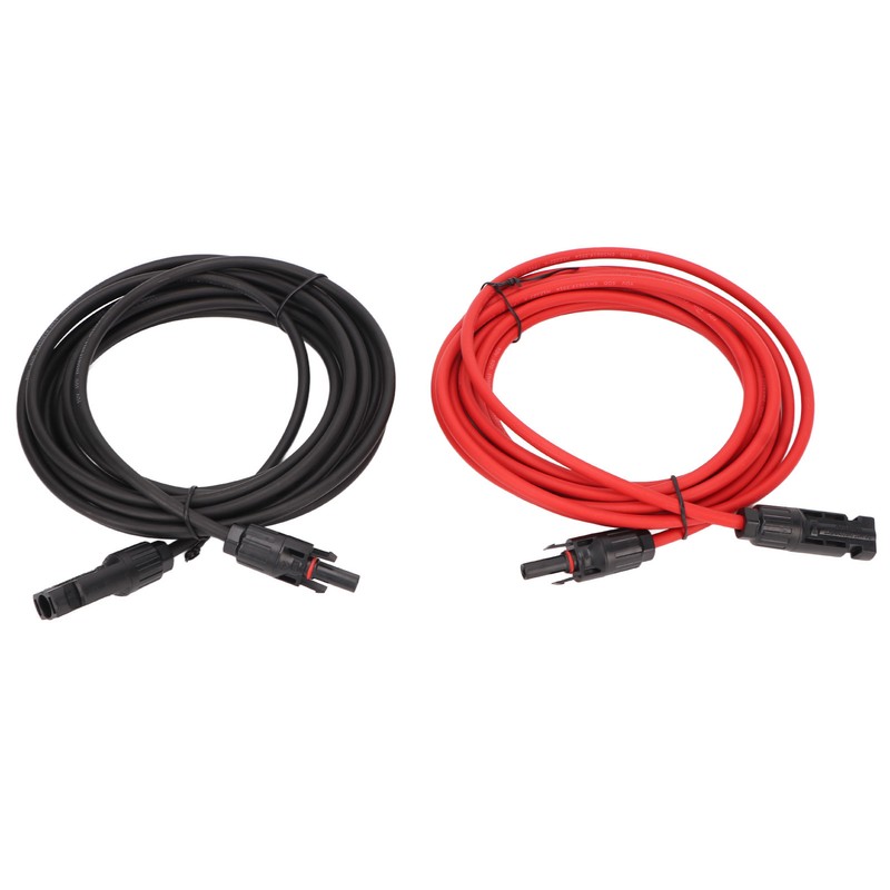 1 Pair 12AWG Solar Panel Wire with Connector Solar Adapter