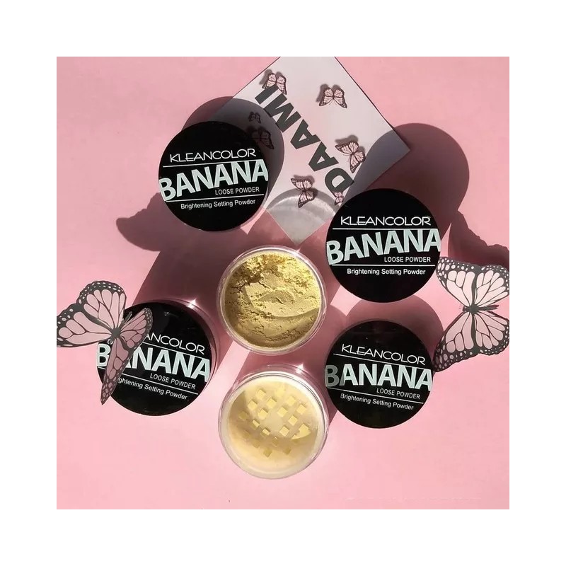 KleanColor Base de maquillaje en polvo KleanColor Polvo Polvo Banana