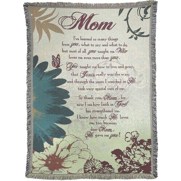 Dicksons Mom He Gave Me You 52 x 68 inch Woven Cotton Throw Blanket