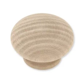 Liberty P10513C-BIR  Birch Wood 1 1/2" Round Cabinet Drawer Knob 2 Pack