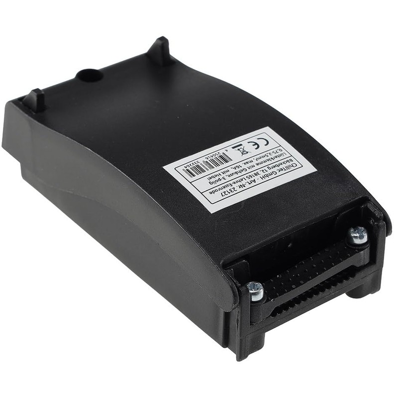 Lustre terminal with housing, 3-pin 0.75-2.5 mm²