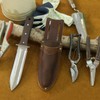 Tourbon Leather Garden Pruning Shears Folding Saw Double Holster Gardening