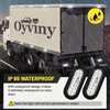 Oyviny 6 Inch Oval White LED Trailer Tail Lights with