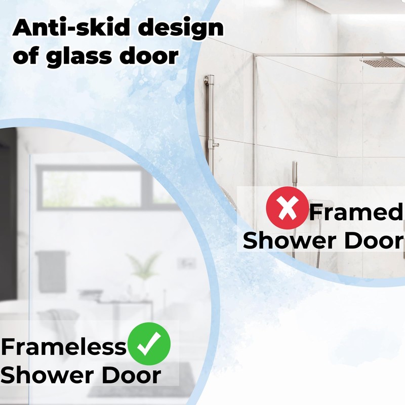 WLLHYF 2 Pack Shower Door Hooks, 10" Bathroom Towel Hooks