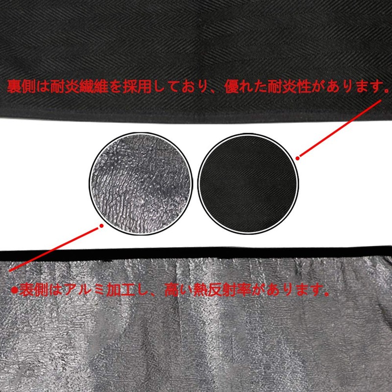 Yumosmn Burner Sheet, Heat Resistant Sheet, Flame Resistant Fiber, Bonfire