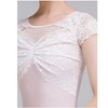 Cocojee Ballet Leotard, Adult, Junior, Lace, French Sleeve, Cute, Bra