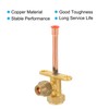 PATIKIL Air Conditioner Stop Valve, Fit for 1/4" OD Copper