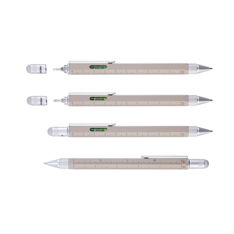TROIKA Construction Beton - PIP20/BE - Concrete Look Multitasking Ballpoint