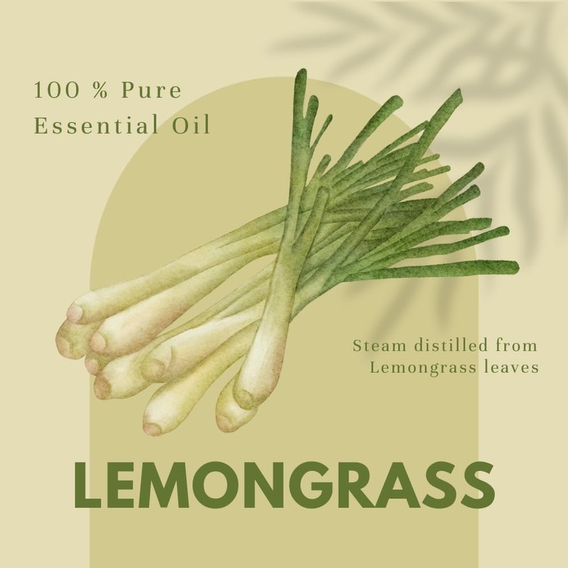 GreenHealth - Lemongrass Essential Oil - 16 fl oz -