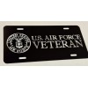 Diamond Etched Products REFLECTIVE US Air Force Veteran Car Tag