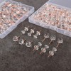 100 Pcs Plastic Heads Steel Tips Thumb Nails for Map