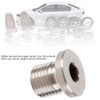 VOBOR O2 Oxygen Sensor Plug, Oxygen Blanking Plug M12 1.25mm,