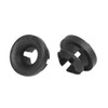 X AUTOHAUX 20pcs Car Rivet Clips Nylon Black Hood Prop