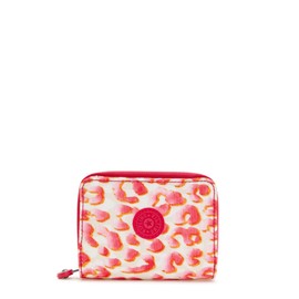 Kipling Women's Money Love PRT Wallet, RFID Anti-Hacker Technology Wallet, Zip Closure Wallet, Latin Cheetah, 7.25''L x 4''H x 1''D, Women's Money Love PRT Small Wallet