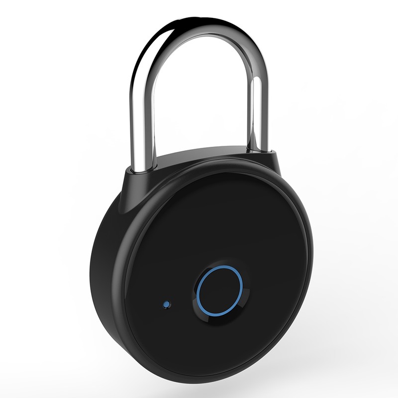 W08 Smart Fingerprint Padlock USB Rechargeable Security Lock IP65 Waterproof