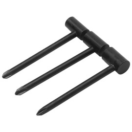 Universal 3 Piece Guitar Rod Wrench Set with Hexagonal Keys, Ideal for Guitar Neck Repair and Maintenance (Black 6.35MM+7MM+8MM three sets)