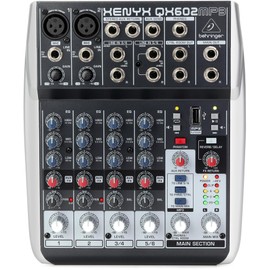 Behringer Xenyx QX602MP3 Mixer with USB MP3 Playback