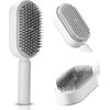 ZJchao Cojín Cepillo para Cabello Autolimpieza Masaje del Cuero Cabelludo