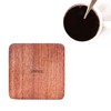 Goteborg Map Coaster, Set of 4, Sapele Wooden Coaster with