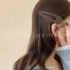 Herbeluemily HM-0138-R02-B Hair Pin, Bangs, Hair Clip, Clip, Bangs, Large,